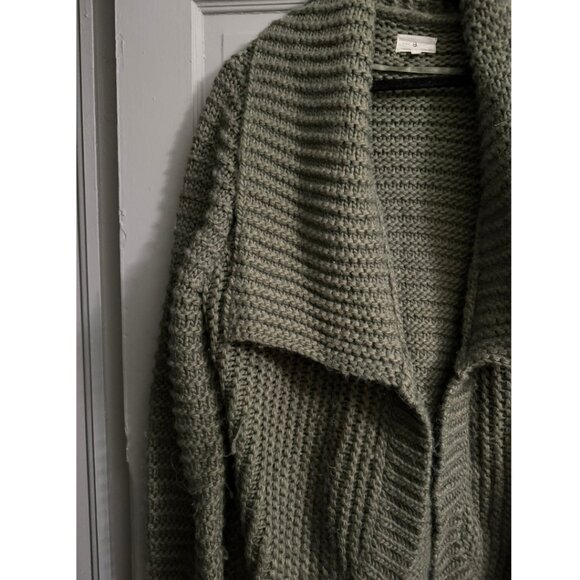 LOU & GREY Olive Green Knit Cardigan XL - Picture 4 of 6